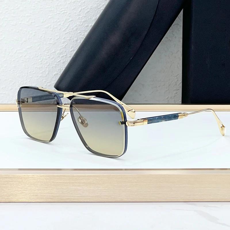 Солнцезащитные очки Z26 Champagne Gold Designer для мужчин и женщин, сплав, большие квадратные градиентные, антибликовые, UV400, модные гафас THE GEN I