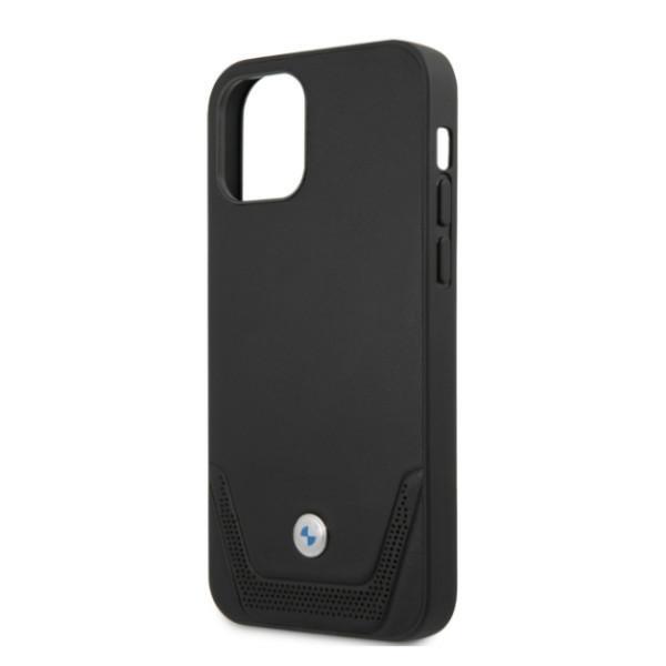 Etui do iPhone 12 Pro Max BMW Hardcase Skórzane Czarny