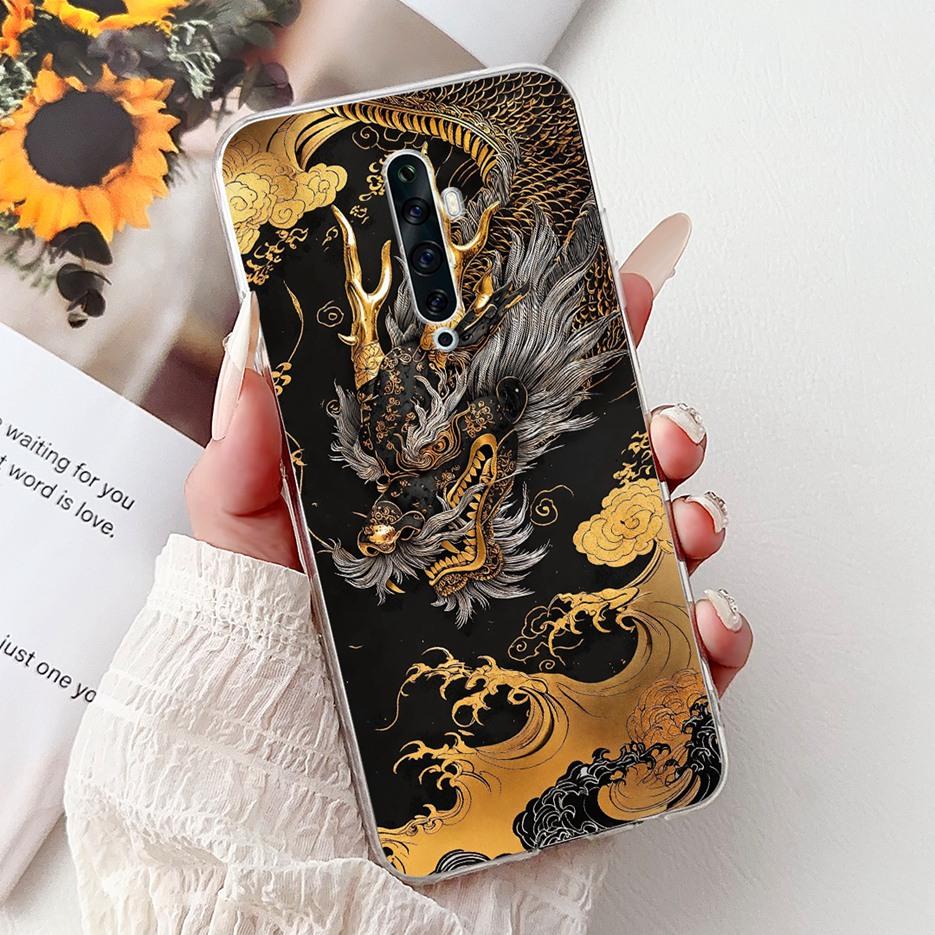 Чехол для Oppo Reno 2 Reno 2F 2Z Стильный Чехол с Рисунком Цветов Мягкий Тонкий Чехол для Телефона Для Oppo Reno2 F Z Reno2F Reno2Z Fundas Coque