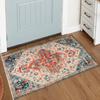 Home Carpet Vintage Persian Ethnic Style Non-slip Great Water Absorption Quick Dry Decoration Bathroom Bedroom Entrance Floor Mat