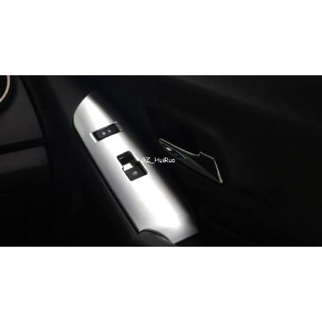 For Chevrolet Trax 2013 2014 2015 ABS Chrome Interior Door Button Switch Panel Cover 4pcs