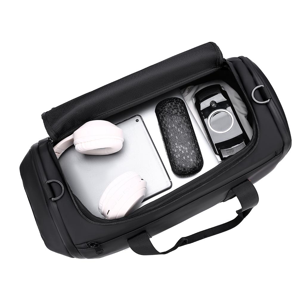 Men Large Capacity Luggage Bag for Business with Shoe Storage Lightweight Decompression Travel Bag