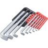 TRUSCO Torsion Short Multi-Function Wrench, 9-Piece Set, TTXS-9S