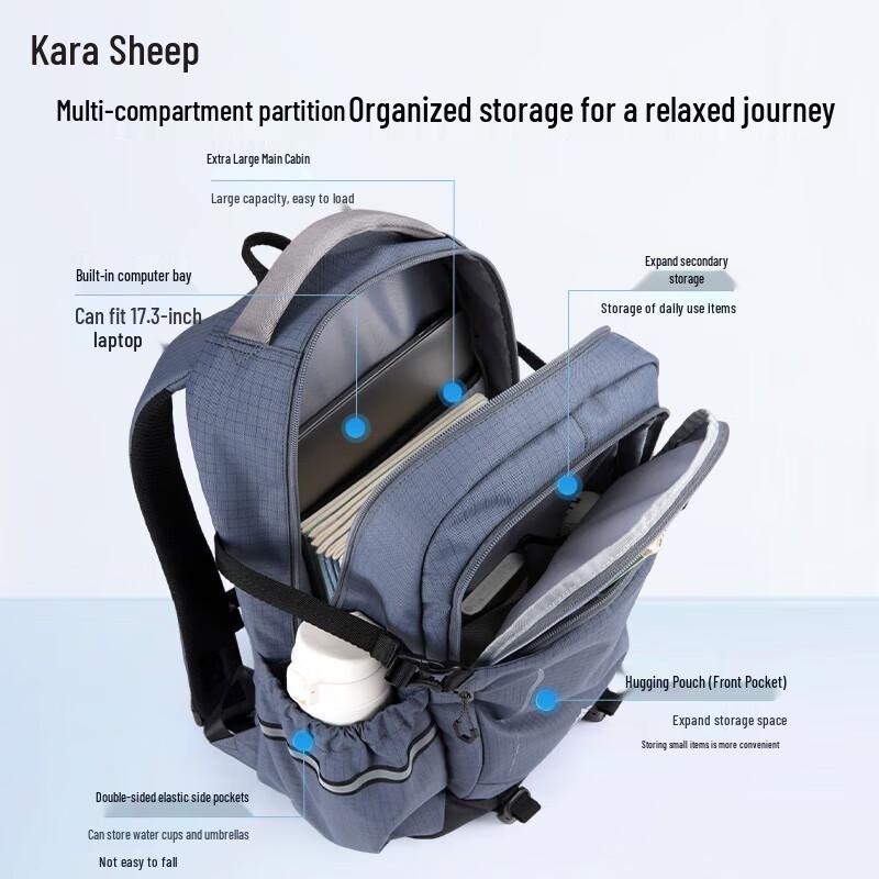 KALA·Y CX5528 Анти-провисающий рюкзак для ноутбука