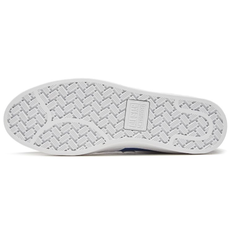 Converse Cons Pro Leather Ретро Нескользящие Низкие Кеды для Скейтбординга Унисекс Синий Белый 167590C