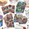 PaperMore 2.5D Набор живописных наклеек: Уголок Восьмой Волны для детского творческого ведения дневника и DIY-релаксации