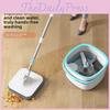 Twist And Dry Spin Mop With Adjustable Length And Anticorrosion Material For Home Use
