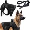 Tactical Dog Vest - Durable Nylon Chest Harness for Large Dogs, Adjustable Training Vest & Outdoor Protection