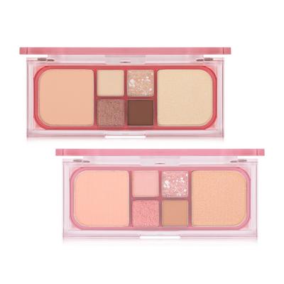 Amuse Vegan Face All Palette, нет. 02 Персиковый блеск, 1 шт.