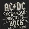 AC/DC Mens Salute T-Shirt