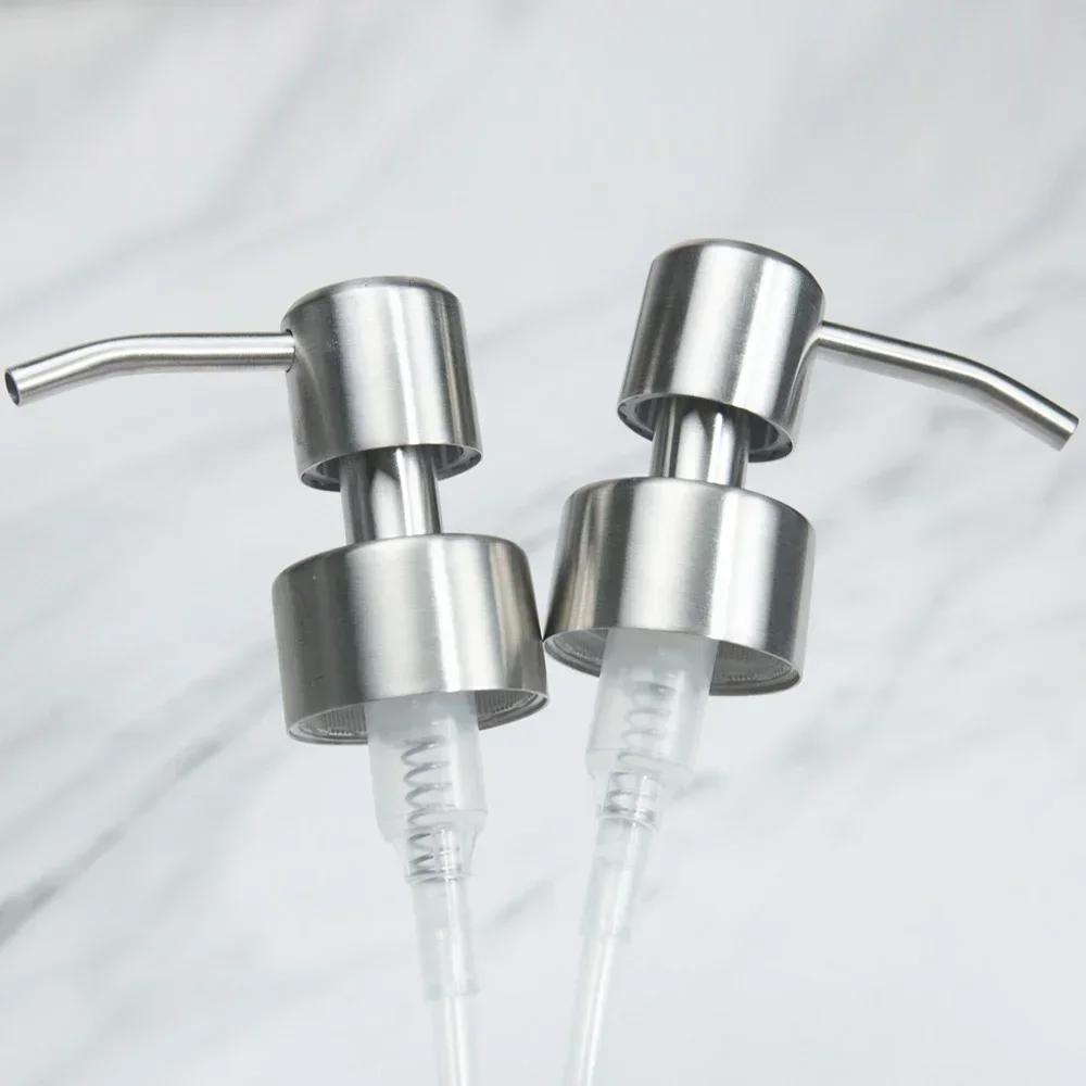 304 Stainless Steel Hand Liquid Dispenser Nozzle for Bathroom Kitchen Foam Soap Products Shampoo Bathroom Accessories