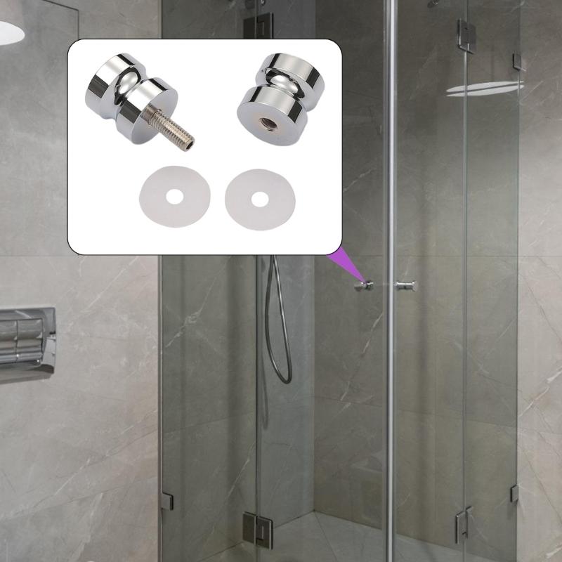 Aluminium Knob  with Ergonomic Grip & Easy Installation Contemporary Door Knob Upgrades for Glass Shower Enclosures