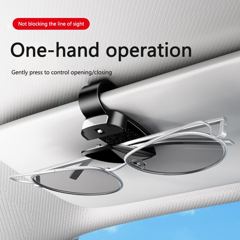 AABAM1 Car Interior Sun Visor Glasses Holder Sunglasses Case Eyeglasses Clip For Volvo Xc60 Xc90 V40 V60 S60 V50 V90 S80 XC40 V70 XC70