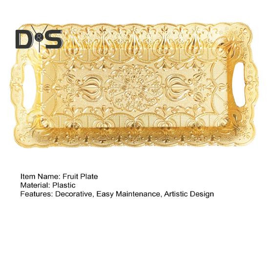 Фруктовая тарелка сервировочный поднос для вечеринки небьющаяся фруктовая тарелка закуски десерт многоразовый поднос рождественский декор ресторана