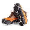 1 Pair Shoes Crampons with 8/10 Stainless Steel Teeth Chain Non-Slip Shoes Spikes Snow Ice Cleat Outdoor Walking Climbing Hiking Boots Grippers Cover