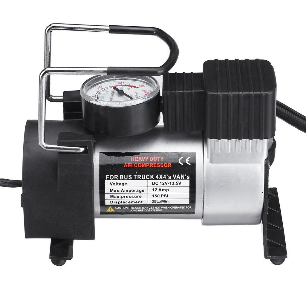 12V 150 PSI Portable Digital Tire Inflator Multifunctional Auto Tyre Pump Air Chuck for Car Truck Bike Motorcycle Rubber Boat