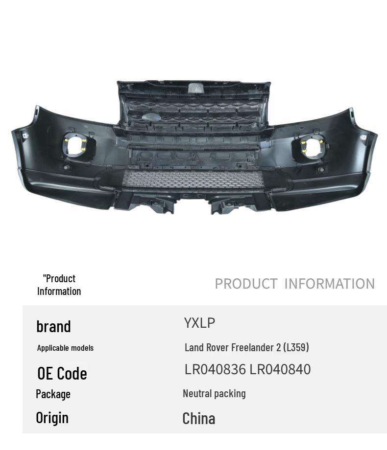 Rear Bumper with Parking Sensors for Land Rover Freelander 2 (L359) Old Model