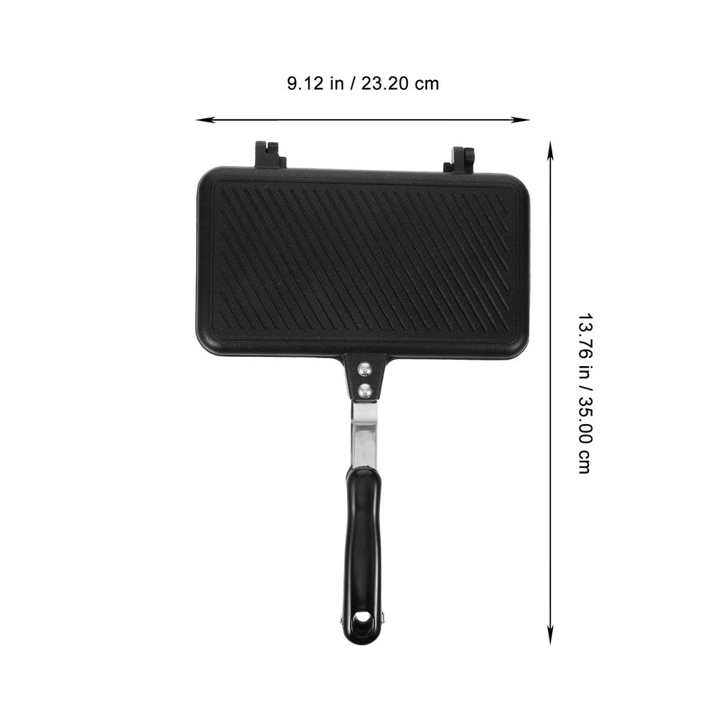 Сэндвичницы на гриле Сковороды с антипригарным покрытием Тостер-пресс Двусторонние бытовые антипригарные