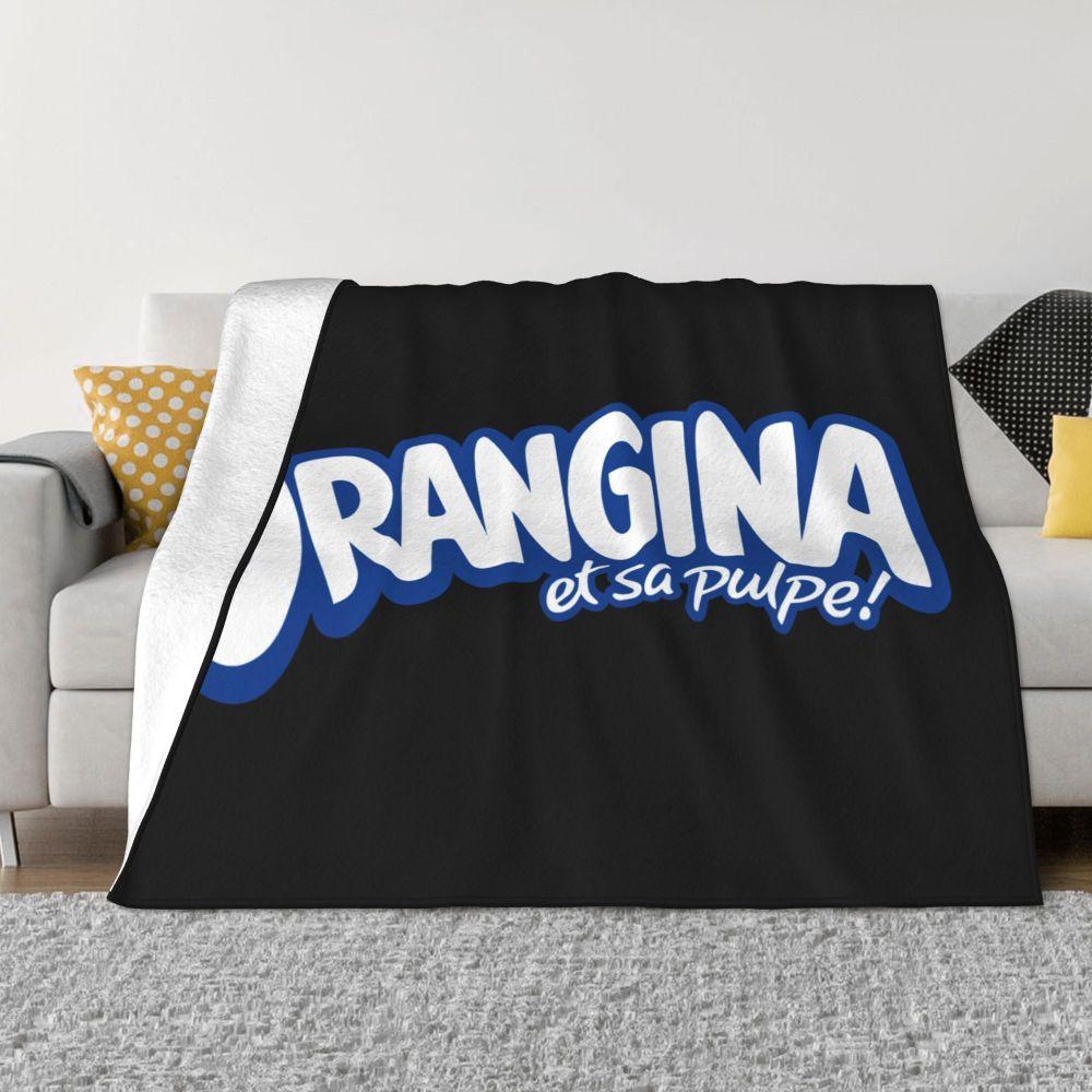 NEW Orangina Blankets and Throws Super Soft Thermal Indoor Outdoor Blanket for Living Room Bedroom Travel