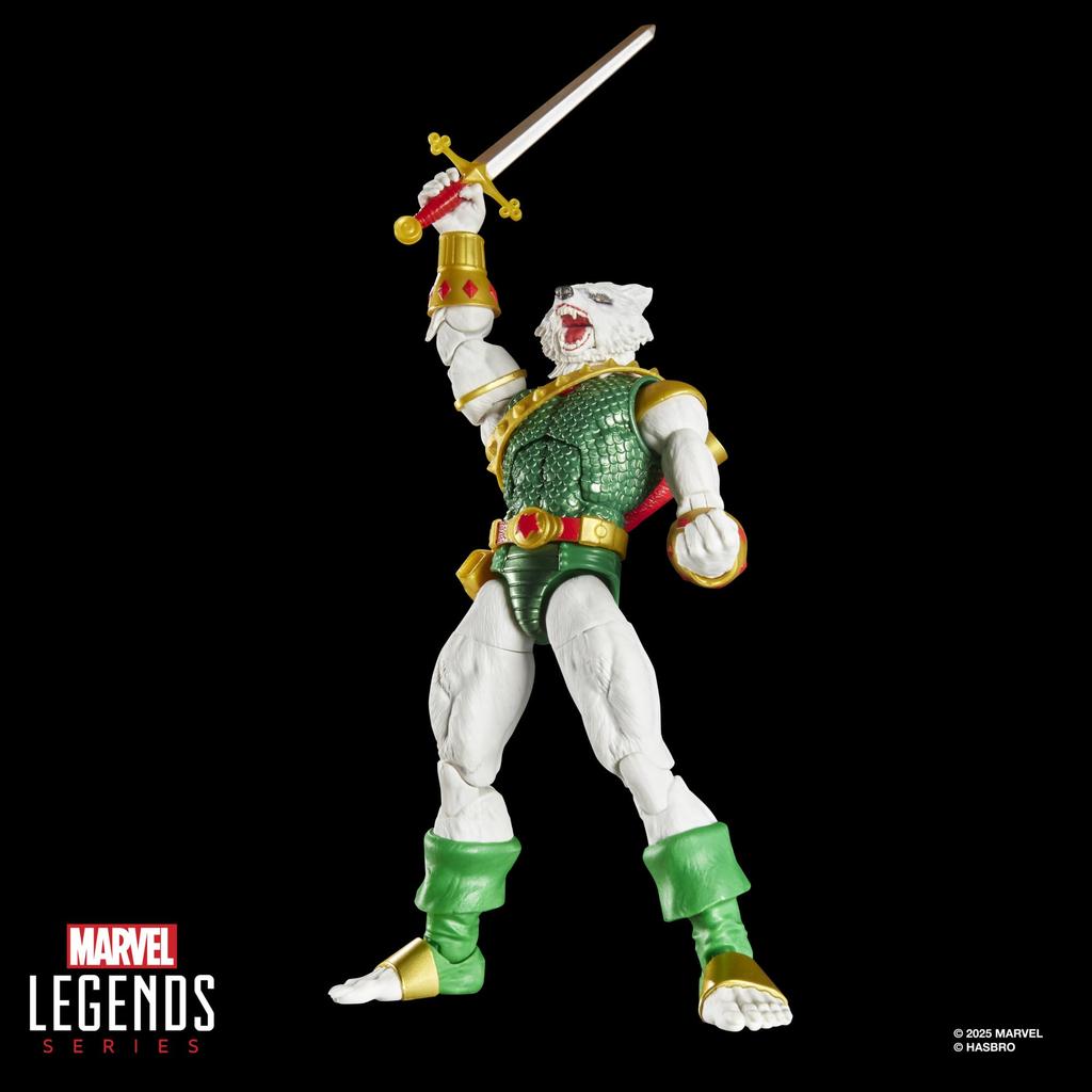 Hasbro Marvel Legends Series Сбор 15 см Игрушка Фигурка Ограниченная Серия Фольгированная Коллекционная Торговая Карта G0642 Аутентичный Магический Человек-Волк,