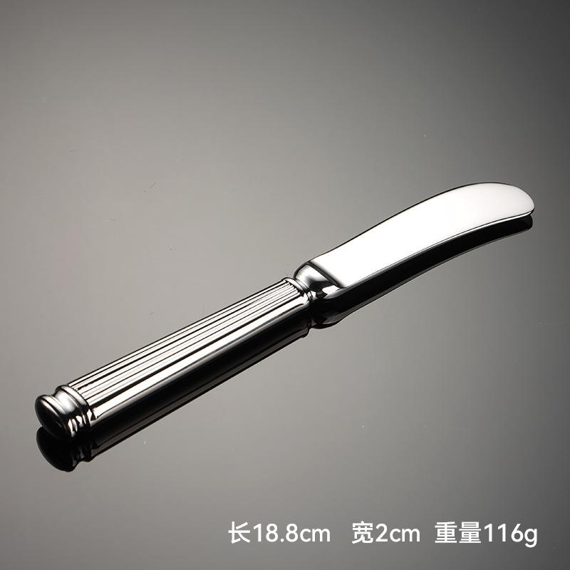 304 кованая римская колонна из нержавеющей стали для отеля, столовые приборы в западном стиле, нож для стейка, вилка, ложка, лопатка для торта, обычная ложка для крема