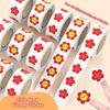 500Pcs/Roll Self-adhesive Kindergarten Stickers Little Red Flower Reward Stickers Praise Stickers