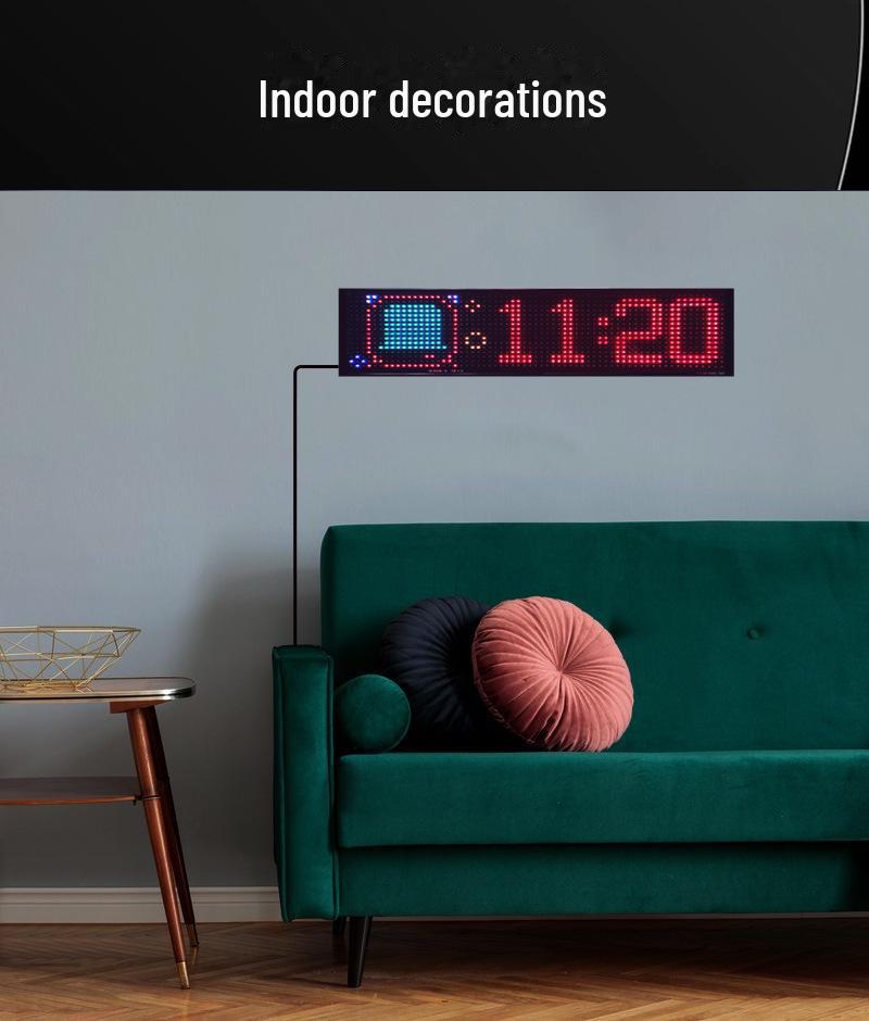 Waterproof Bluetooth LED Display Screen: Interactive Rear Window Expression with Flexible Soft Screen