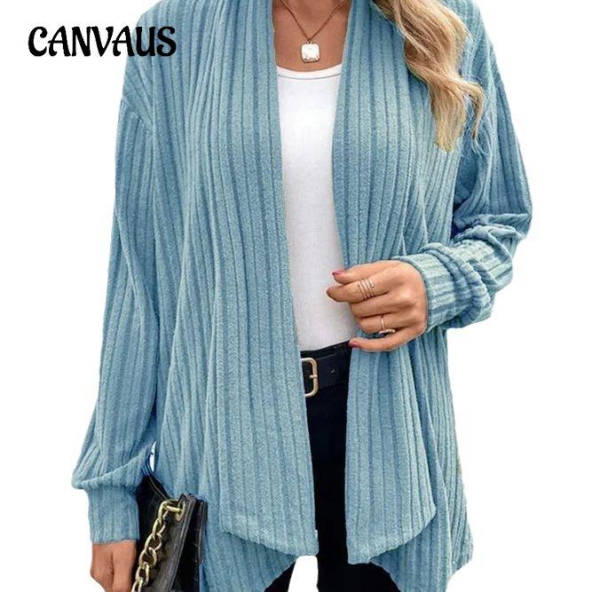 Autumn and Winter Women's Cardigan Long Sleeve Solid Colour Loose Jacket