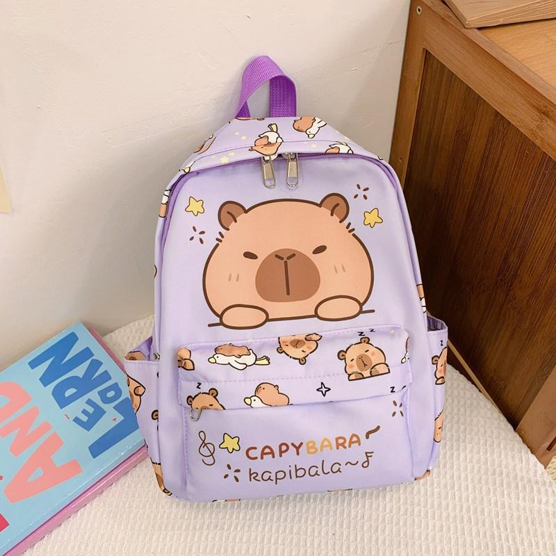 Симпатичный школьный рюкзак большой емкости, моющийся, водонепроницаемый, универсальный, дышащий, с подкладкой для спины, дорожная сумка с рисунком для школьников