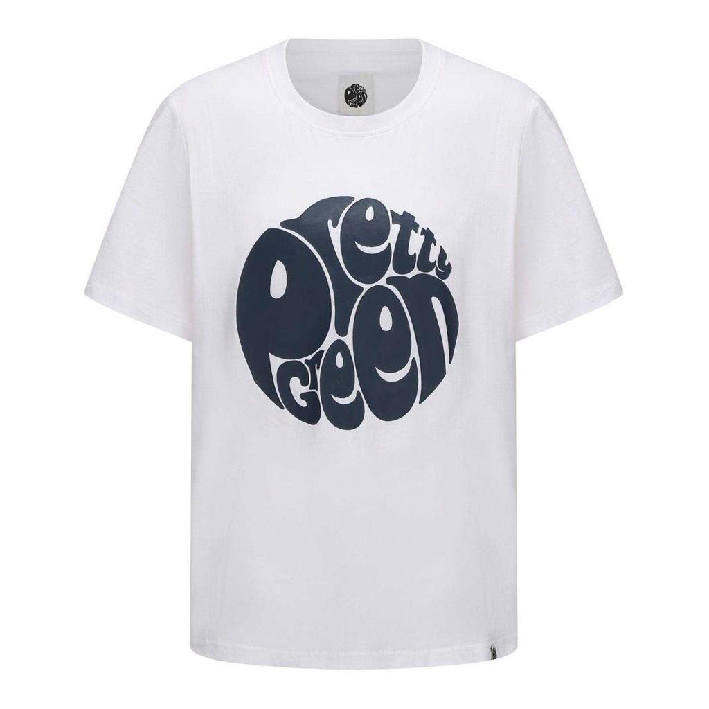 Pretty Green Mens Logo Cotton T-Shirt