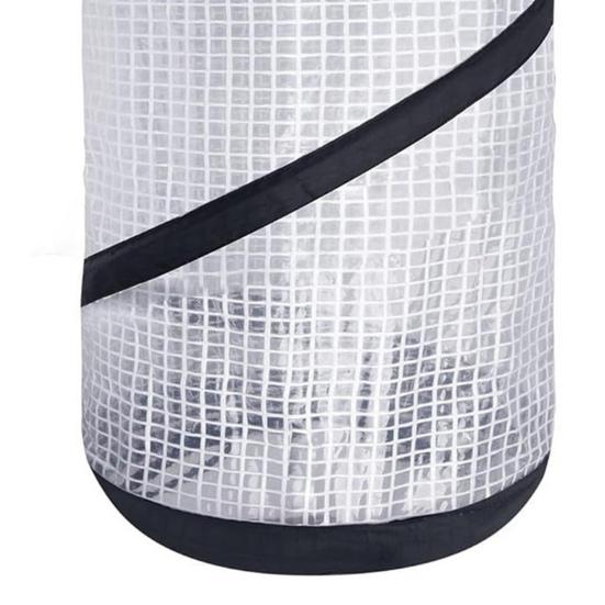 Мини-теплица поп-ап из ПВХ, самораскладывающийся защитный чехол для растений на молнии, портативный чехол для теплицы для садовых растений, защита от холода и заморозков, ветро- и дождеустойчивый