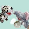 Jungle Animal Animal Hand Puppets Movable Mouth Plush Hand Doll Birthday Gift   Preschool