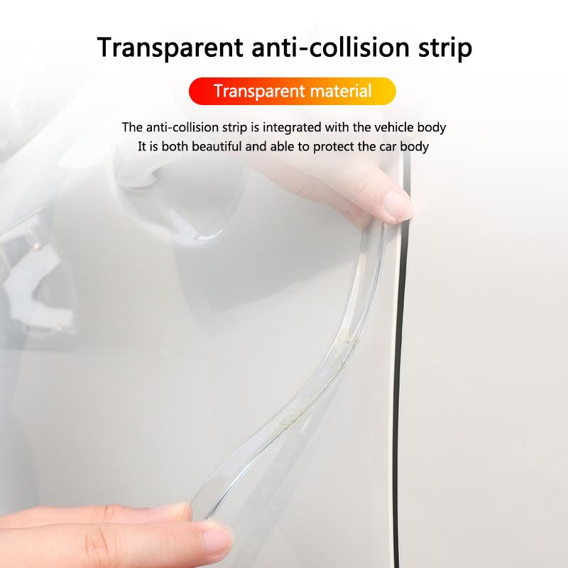 For Porsche Panamera Cayenne Taycan 911 718 Macan Carrera-GT 928 944 968 Car Door Edge Transparent Anti Scratch Protection Strip VN2