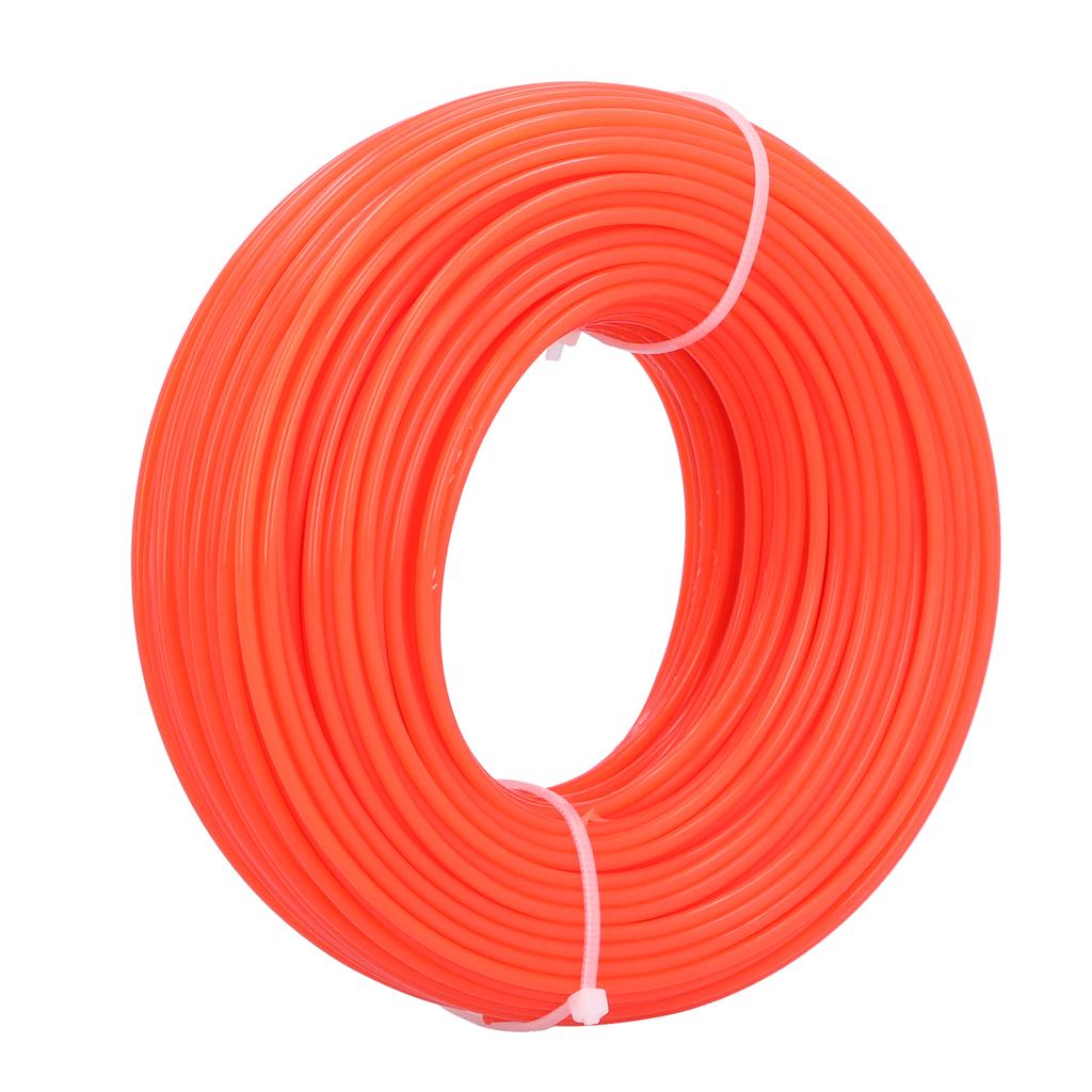 50 м 2,4 мм триммерная линия, круглый нейлоновый шнур, замена провода для триммера для бензиновой травы