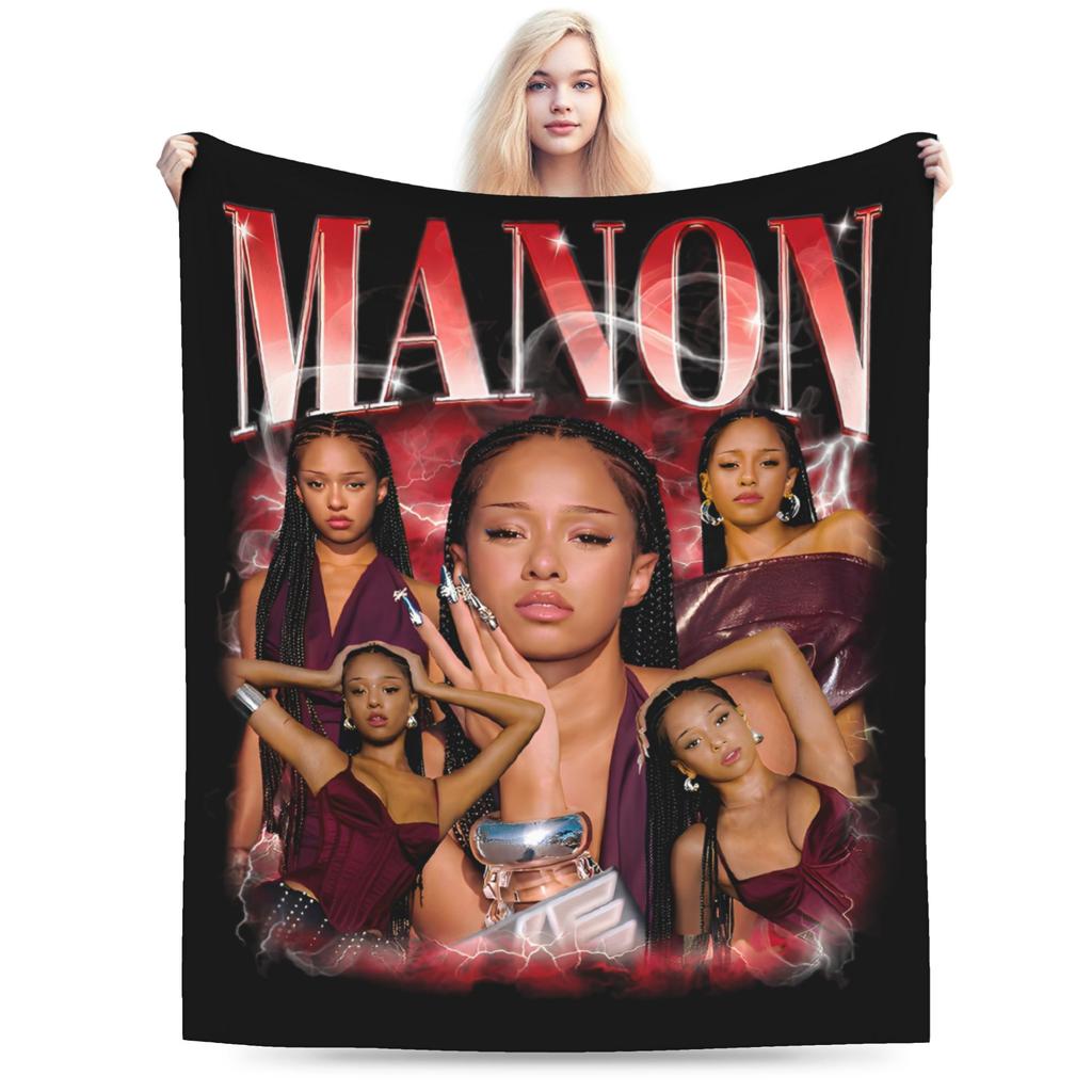 Вязаные пледы Katseye Kpop Флисовые Lara Manon Megan Легкий плед для кровати Дивана Ковра на пол