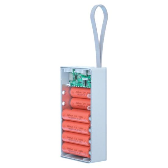 Корпус power bank C12 без пайки, съемный, DIY, 12x18650, QC PD, портативный корпус зарядного устройства для смартфона