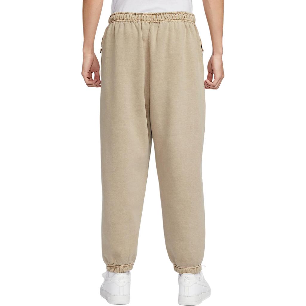 Nike Повседневные брюки с эластичными манжетами и однотонным логотипом, бежевые, HJ2233-297