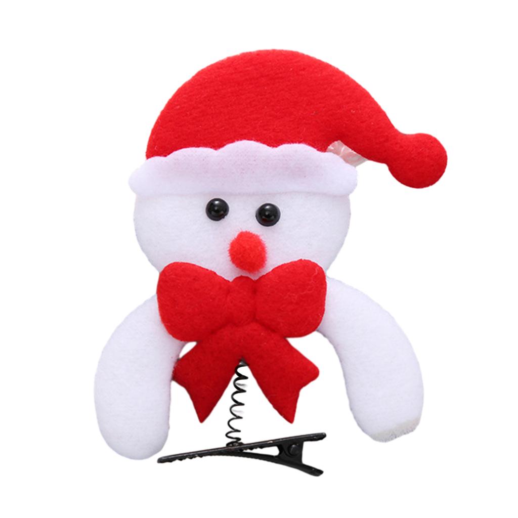 Мультфильм Рождественский Фестиваль Заколка для волос Головной убор для женщин Дети Челки Фотосъемка Покупки Путешествия Противоскользящий