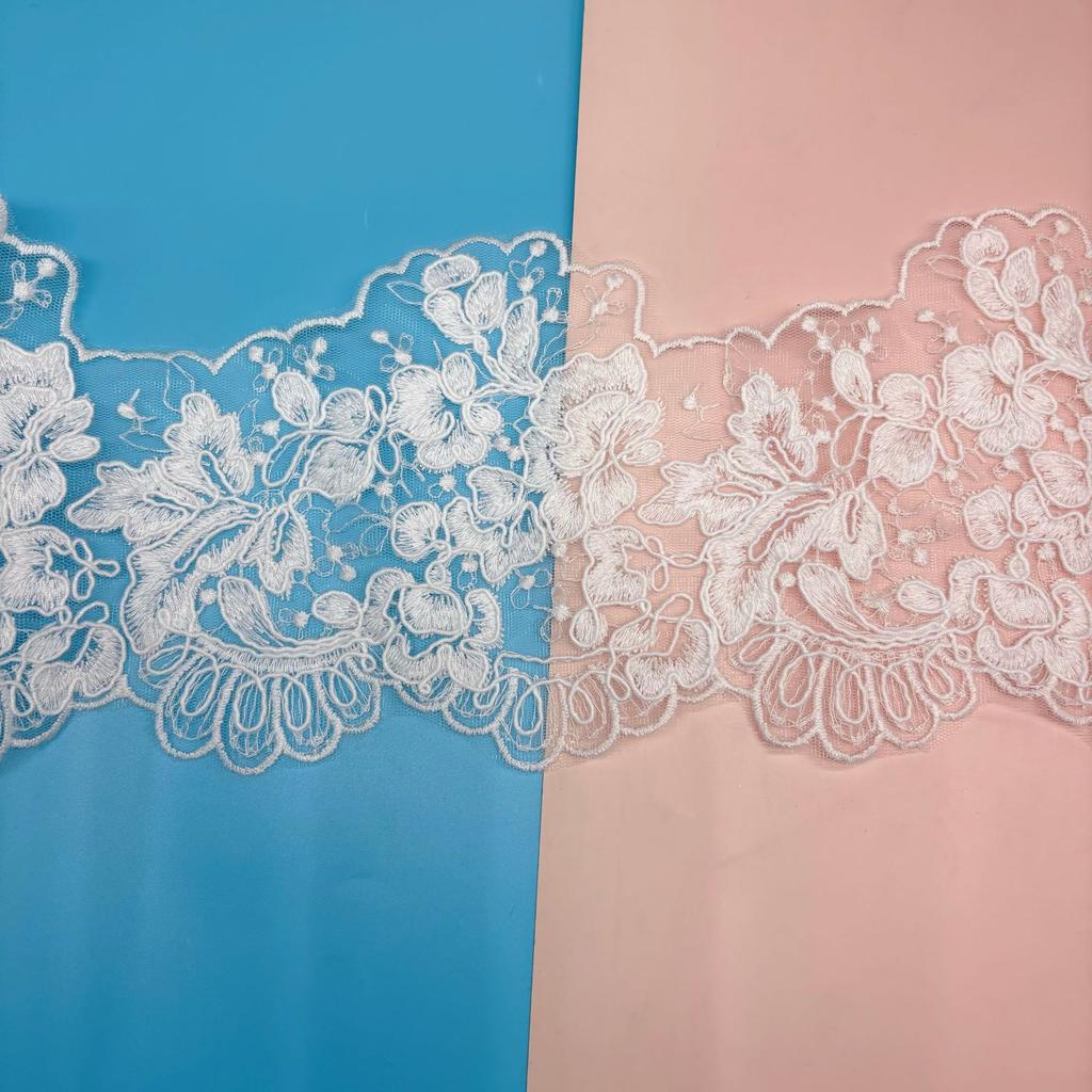 Bone Rope Strand Barcode Embroidery Lace Women'S Lace Lolita Clothing Hems Accessories