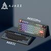 Ajazz AK832 83Keys Wireless Wired BT Three-Mode With Keyboard Outemu Low Profile Switch Keyboard For Office