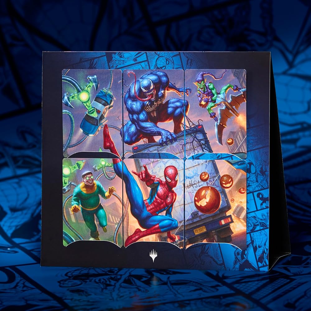 Магия: Сбор Marvel Человек-паук Сценарная Коробка Английский MTG Трека Wizards of the Coast SPM D4531...