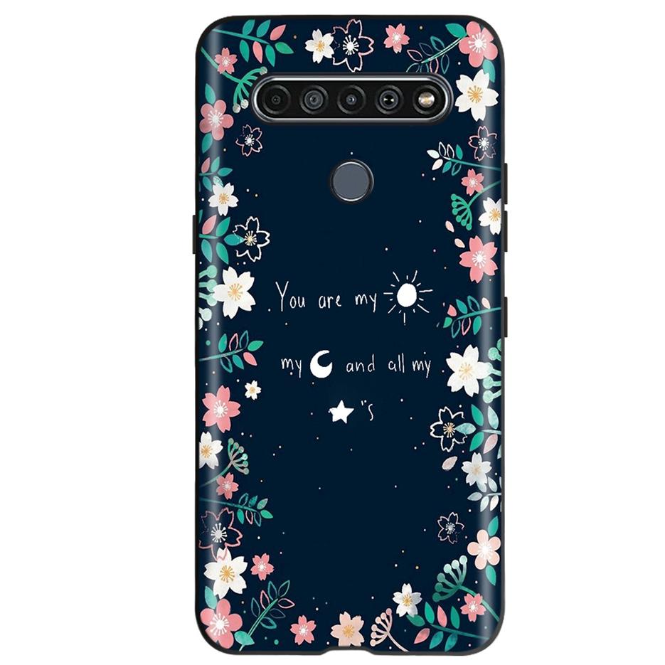 Чехол для LG K61 2020 Милый Кот Бабочка Мягкий Силиконовый Ударопрочный Чехол для Телефона Для LG K61 K 61 Fundas Case LGK61 Coque 6.53'' Shell