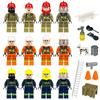 Fire Control Stretcher Ladder Rescue Minifigure Accessories Building Blocks Kit Bricks Parts Model Kids Toys for Boys