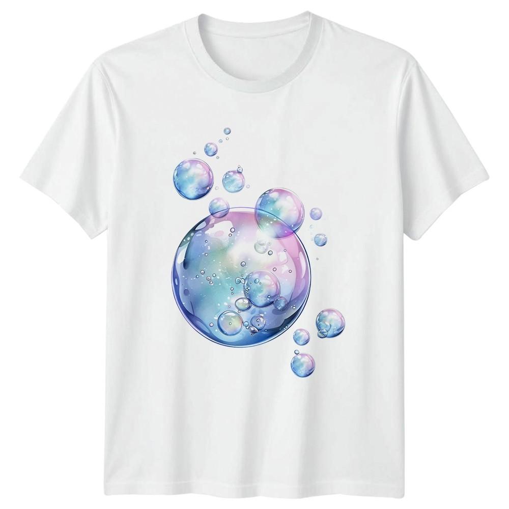 Bubbles Art TShirt Underwater Nature Marine Gift For Him And Her