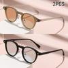2/3PCS Fashionable and Trendy Small Round-frame Glasses Versatile UV Protection Outdoor Sunglasses Shading Sun Fishing Sun 6012