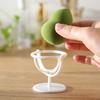 Wall Hanging Sponge Egg Holder Bracket Rotatable Makeup Powder Puff Support Shelf Storage Rack