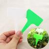 50pcs 10cm Plastic PVC Plant T Tags Labels Flower Pots  Waterproof Markers Herbs Garden Tools Supplies