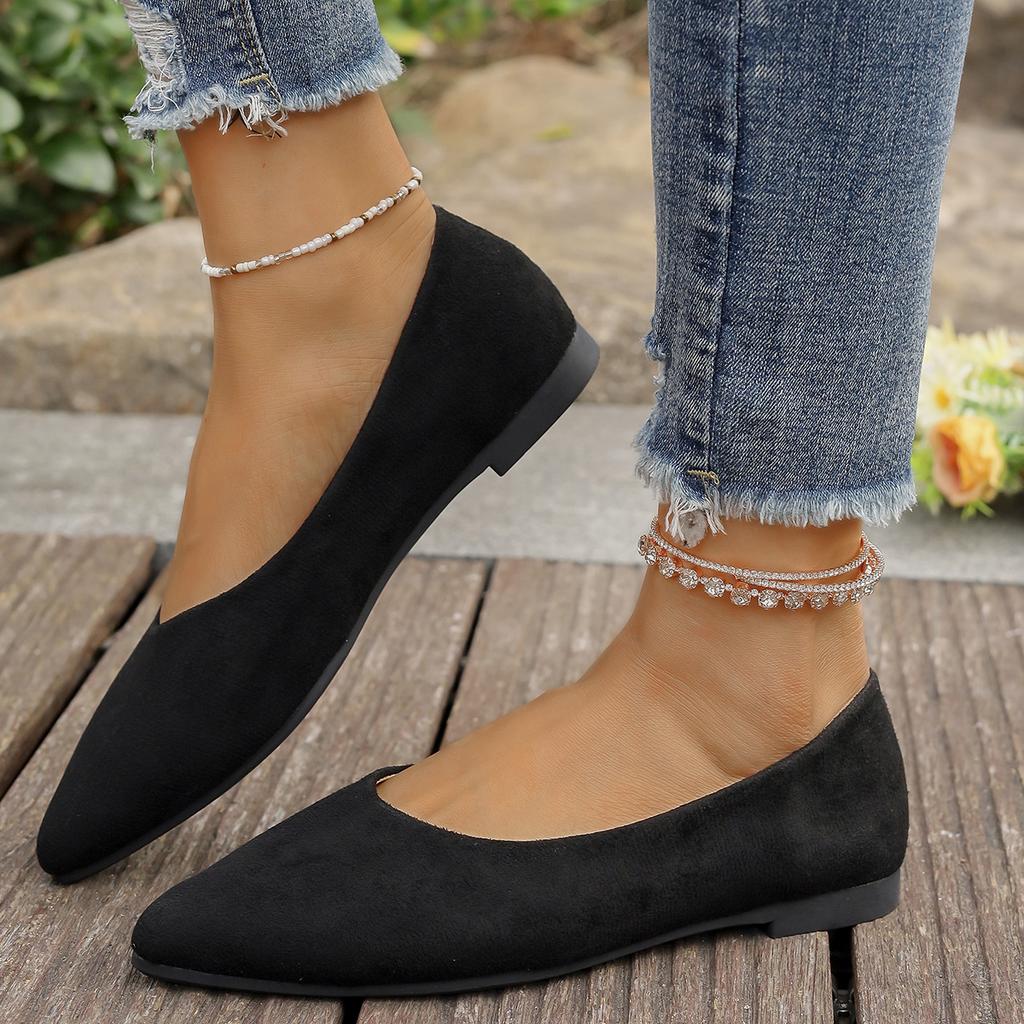 Мода Женские Балетки Большого Размера Новые Слипоны Конфетного Цвета Туфли-Лодочки Женские Балетки Лоферы Женские Удобные Кроссовки для Ходьбы Женские