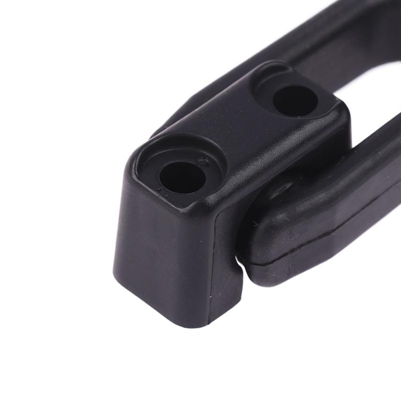 Rubber Hood Catch Flexible T-Handle Hasp Rubber Flexible Draw Latches With Brackets For Tool Box Vehicle Engine