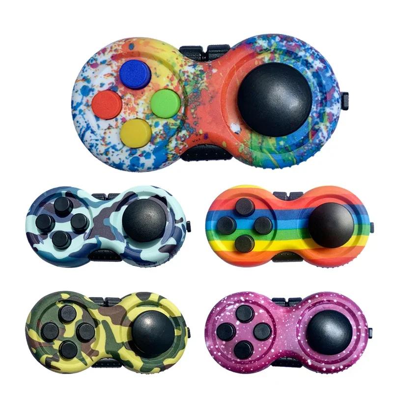 Stress Relief Toy Handle Pad Relieve Fidget Roller Haptic Clicker Edc Fidget Antistresse Sensory Toy Attention And Concentration
